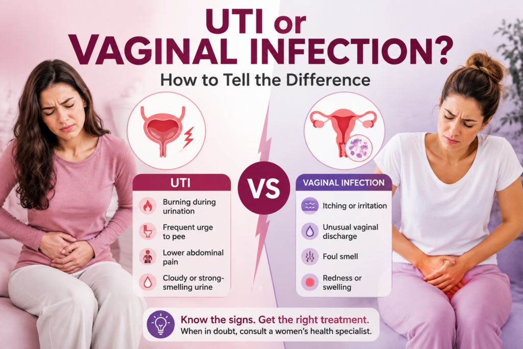UTI or vaginal infection