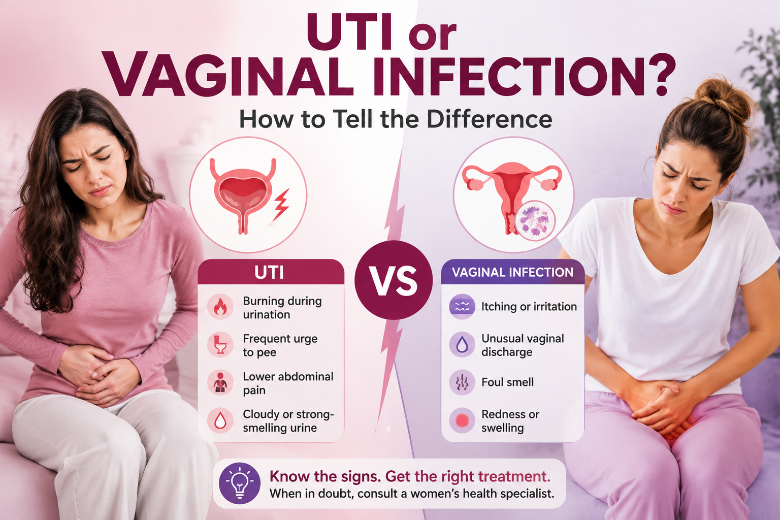 UTI or vaginal infection