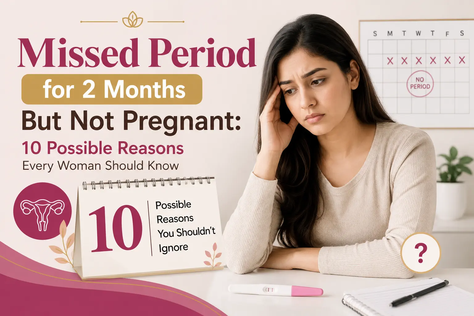 Missed Period for 2 Months But Not Pregnant